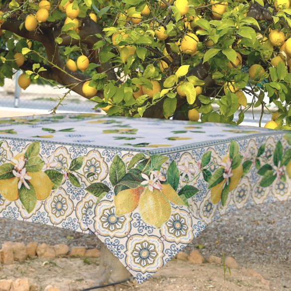 Capri citromos mediterrán asztalközép