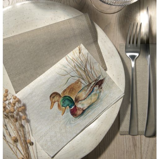 Hunted ducks vadkacsás szalvéta, 3 rétegű, 20 db/csomag, IHR