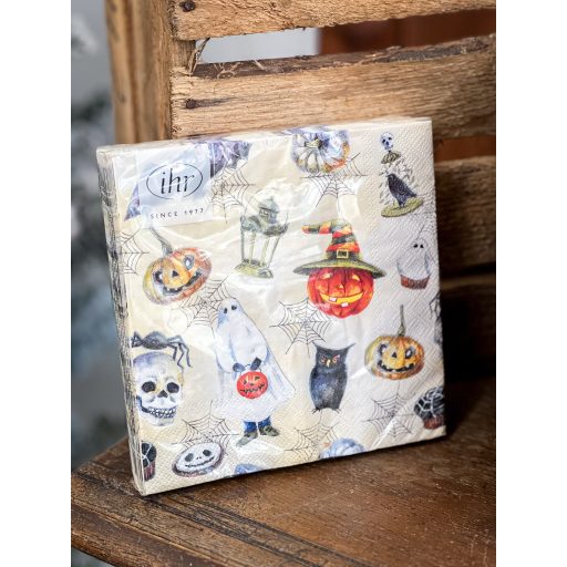 Happy halloween szalvéta, 3 rétegű, 20 db/csomag, IHR