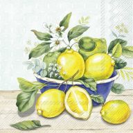   Lemon in bowl citromos szalvéta, 3 rétegű, 20 db/csomag, IHR
