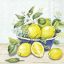 Lemon in bowl citromos szalvéta, 3 rétegű, 20 db/csomag, IHR