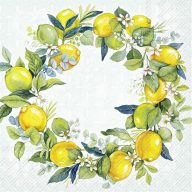   Lemon wreath citromos szalvéta, 3 rétegű, 20 db/csomag, IHR