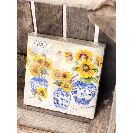 Solina napraforgós szalvéta, 3 rétegű, 20 db/csomag, IHR