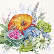   Színes tökök, őszi szalvéta, 3 rétegű, 20 db/csomag, IHR