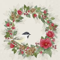   Christmas joy madaras szalvéta, 3 rétegű, 20 db/csomag, IHR