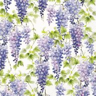   Purple wisteria lila akácos szalvéta, 3 rétegű, 20 db/csomag, IHR