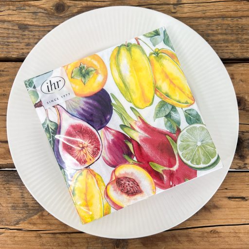Tropical gyümölcsös szalvéta, 3 rétegű, 20 db/csomag, IHR
