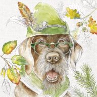   Hunting dog vadászkutyás szalvéta, 3 rétegű, 20 db/csomag, IHR