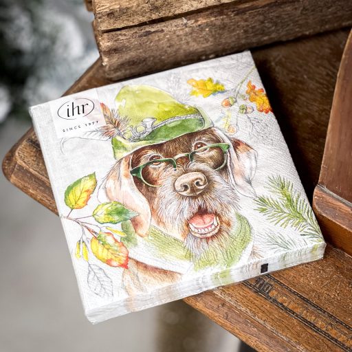 Hunting dog vadászkutyás szalvéta, 3 rétegű, 20 db/csomag, IHR