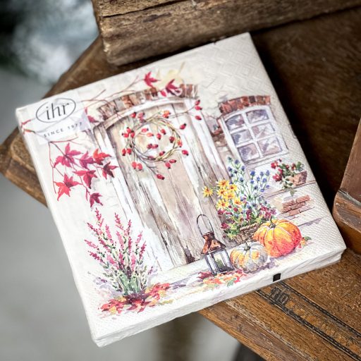 Wonderful Autumn őszi ajtós szalvéta, 3 rétegű, 20 db/csomag, IHR