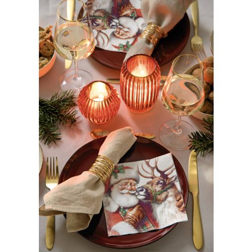 Santa's best friend Télapós szalvéta, 3 rétegű, 20 db/csomag, IHR