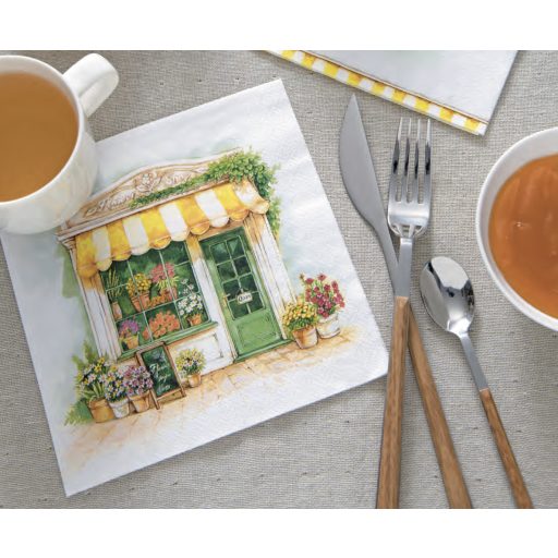 Flower shop virágboltos szalvéta, 3 rétegű, 20 db/csomag, IHR