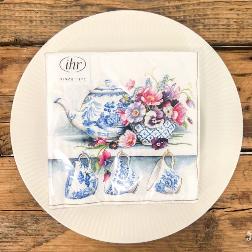 Fine bone China porcelános szalvéta, 3 rétegű, 20 db/csomag, IHR