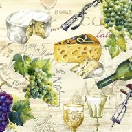   Wein sajtos és boros szalvéta, 3 rétegű, 20 db/csomag, IHR