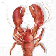 Lobster homáros szalvéta, 3 rétegű, 20 db/csomag, IHR