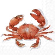 Crab rákos szalvéta, 3 rétegű, 20 db/csomag, IHR