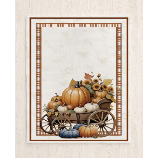 HARVEST őszi tökös, leveles, két részes konyharuha szett 40x60 cm