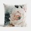Eva virágos bársony díszpárna töltettel