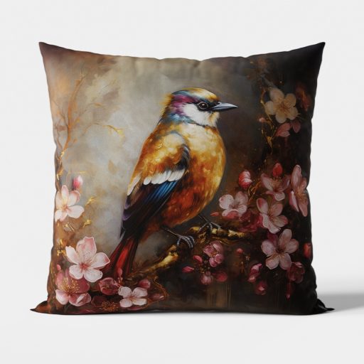 Lucy, madaras, bársony díszpárna huzat töltettel, 40 x 40 cm