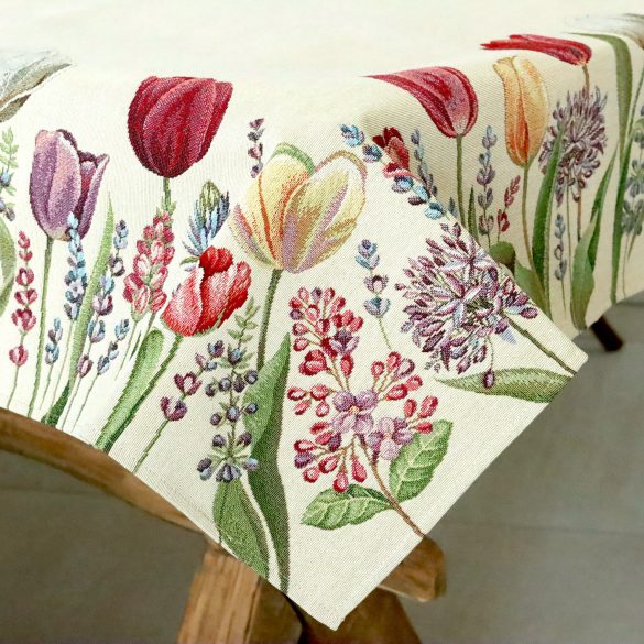 Tavaszi tulipánmező asztalközép