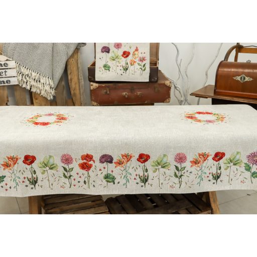 Virágzó kert asztalterítő, 137x240 cm