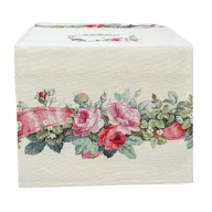 Rózsakert szalaggal asztali futó 37x100 cm