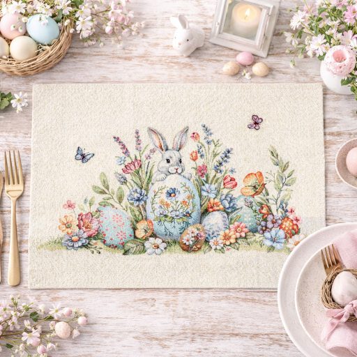 Húsvét a kertben tányéralátét