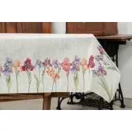 Írisz virágos asztalterítő, 137x180 cm