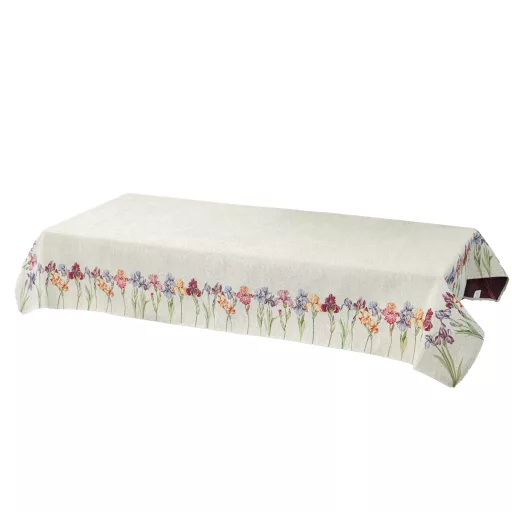 Írisz virágos asztalterítő, 137x180 cm
