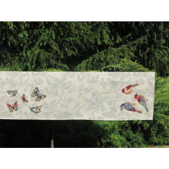 Madaras, pillangós asztalterítő, L-es, 137x180 cm