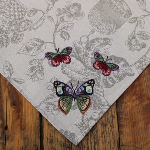 Madaras, pillangós asztalközép