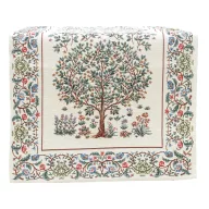 Fehér életfa asztali futó 37x100 cm