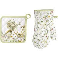   Wildflower biciklis, vadvirágos kesztyű és edényfogó szett IHR