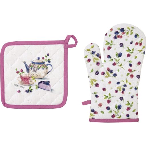 Berry love áfonyás kesztyű és edényfogó szett IHR