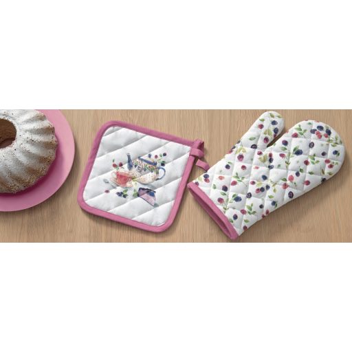 Berry love áfonyás kesztyű és edényfogó szett IHR