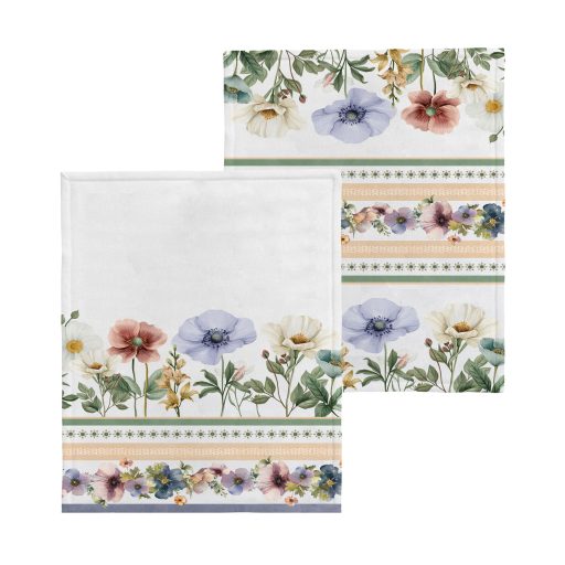 SALLY virágos, két részes konyharuha szett 40x60 cm