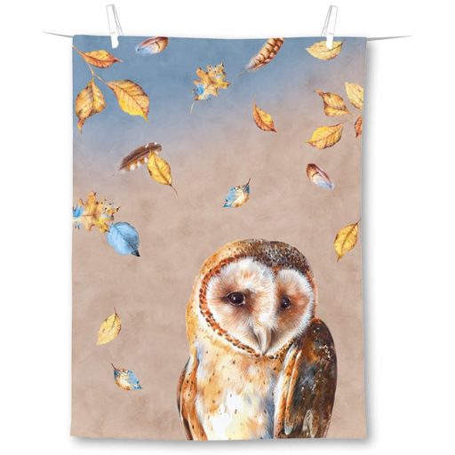 Evie baglyos konyharuha 50x70 cm IHR