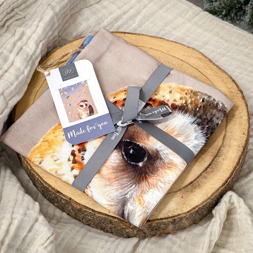 Evie baglyos konyharuha 50x70 cm IHR