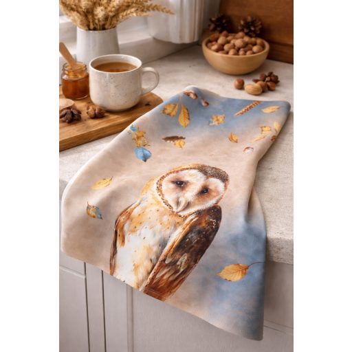 Evie baglyos konyharuha 50x70 cm IHR