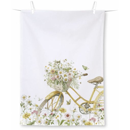 Flower bike biciklis konyharuha 50x70 cm IHR