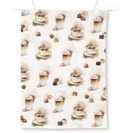 Coffee kávé mintás konyharuha 50x70 cm IHR