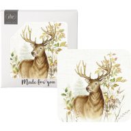 Hunted deer szarvasos poháralátét szett, 4 db-os IHR