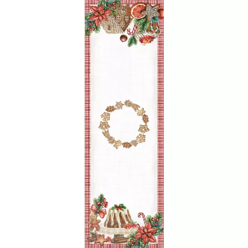 SWEET mézeskalácsos asztali futó, 45x140 cm