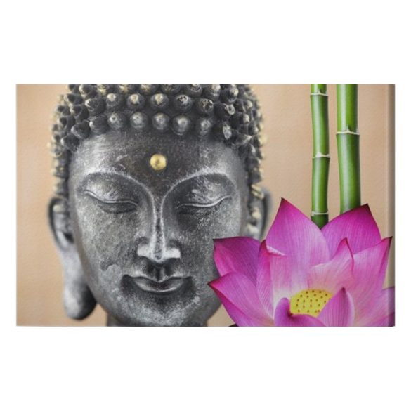 Buddha lótuszvirággal vászonkép