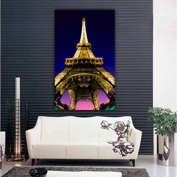 Párizs - Eiffel-torony - Színes vászonkép